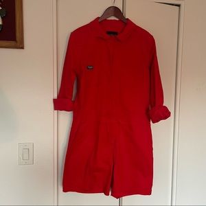 Wildfang Red (?) Shorteralls